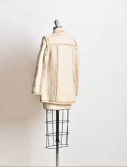 Raw Wool Coat