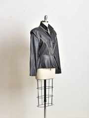 Melanie Leather Coat